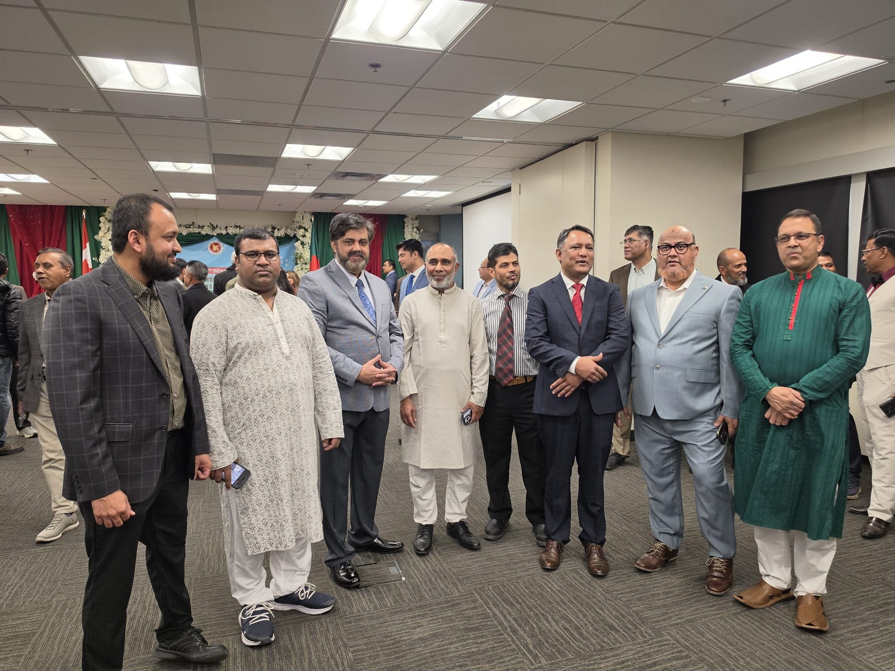 MCC East Group participants at a formal event