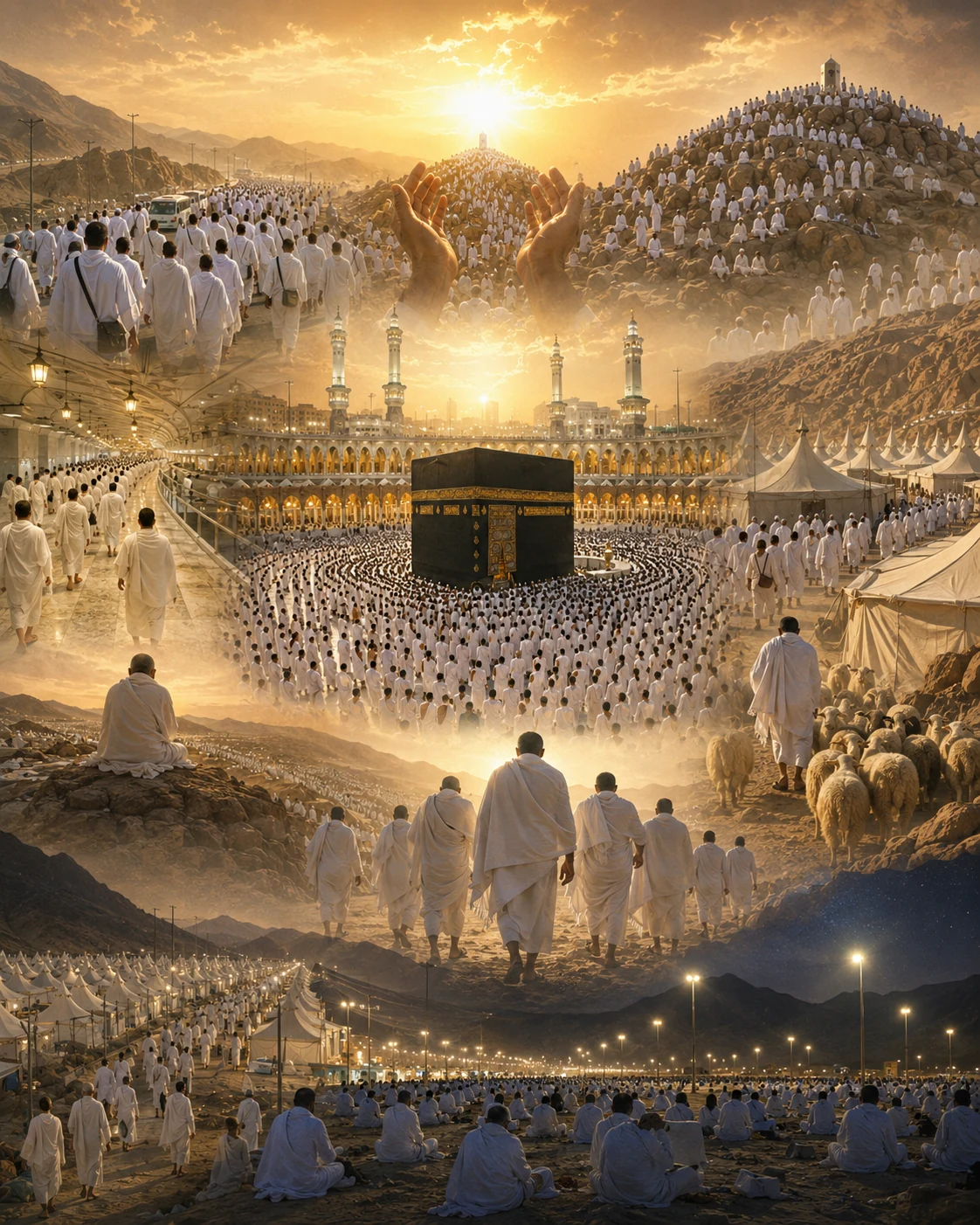 Hajj illustration inspired by the poem