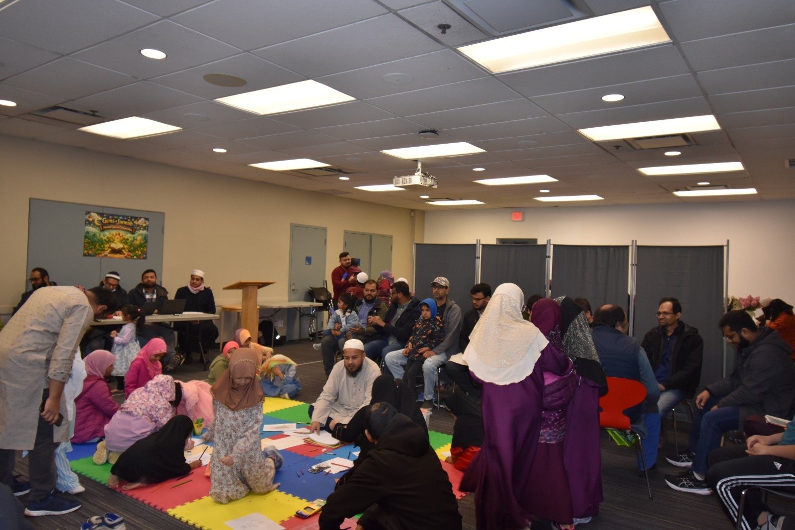 Iftar gathering with community members